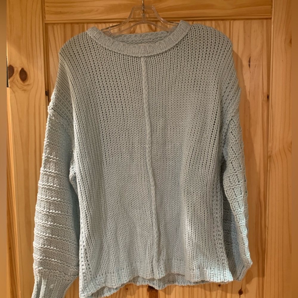 Baby blue sweater